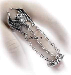 Bague gothic
