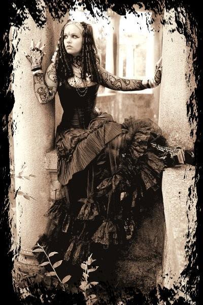 Fille goth