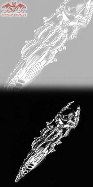 Bague goth armure 2