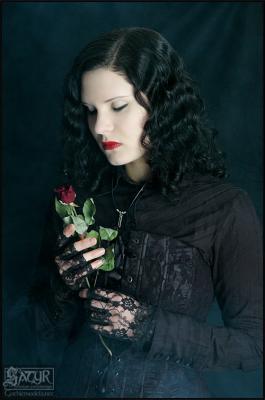 Goth avec sa Rose